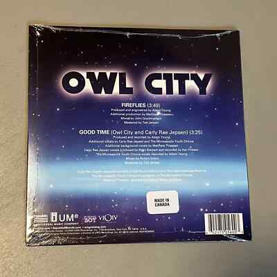 Owl City FIREFLIES + GOOD TIME 7” Vinyl Singles Day Exclusive 2024