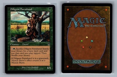 Diligent Farmhand #237 Odyssey Magic: The Gathering MTG - LP