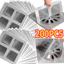 Disposable Shower Drain Hair Catcher Mesh Shower Drain Covers Floor Sink Straine
