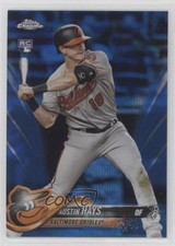 2018 Topps Chrome Blue Wave Refractor 6/75 Austin Hays #87 2r7