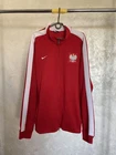 POLAND 2014 2015 FOOTBALL SOCCER TRACK JACKET NIKE sz 2XL MEN RED