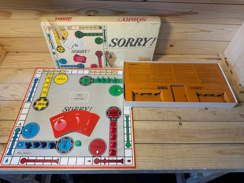 Vintage 1964 Sorry! Classic Board Game Parker Brothers Complete