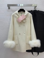 2025 autumn hot sales runway show embroidery Stereoscopic nail bit   coat SMLXL