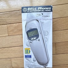 Bell Phones by Northwestern Caller ID Trimline Corded Telephone Ivory 77519-3