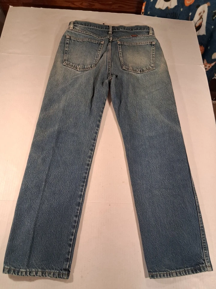 Vintage Rustler Jeans Distressed Ripped Faded Mens Denim Sz 32x30 - Image 2 of 4