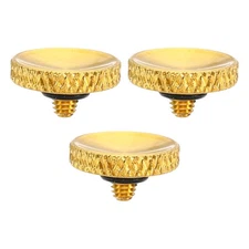 Camera Shutter Button 3pcs Shutter Release Button Knurled, Golden