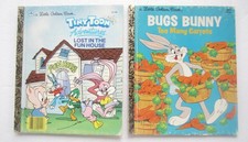 Bugs Bunny ~ Tiny Toon Adventures Lot ~ Little Golden Book Vintage Children's