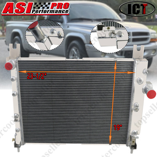 3-Row Aluminum Cooling Radiator For 2000-2004 Dodge Dakota / Durango 2 ...