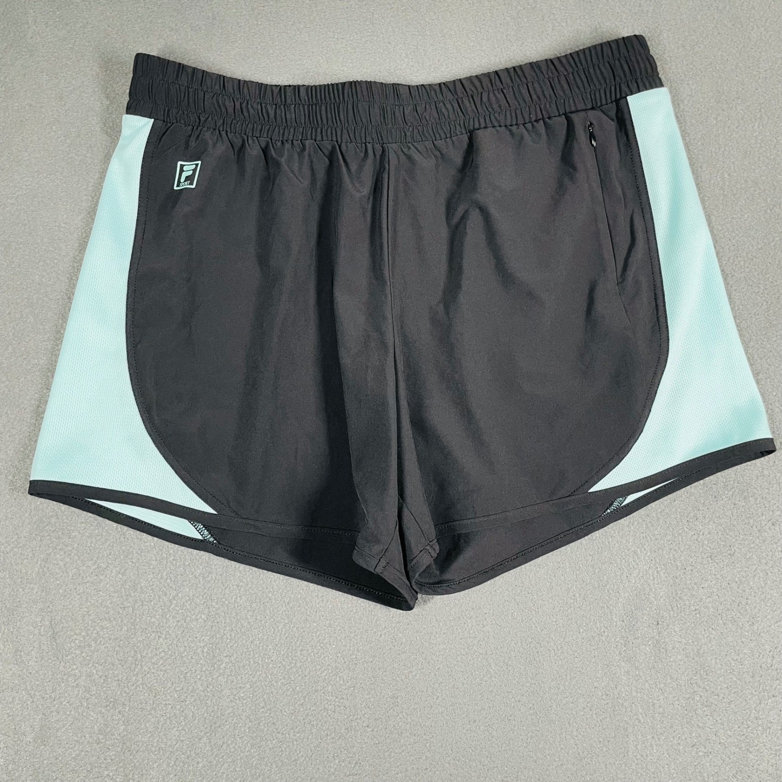 Fila Sport Pantaloncini da Corsa Atletica Palestra Allenamento Pannelli Rete Laterali Grandi