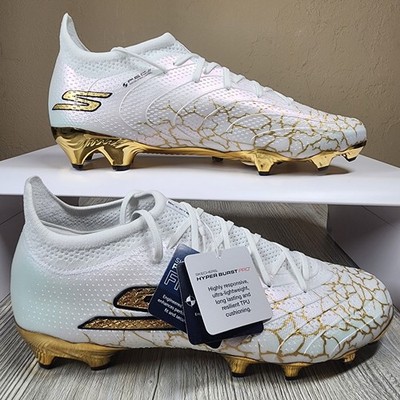 Skechers SKX 1.5 Elite FG Soccer Cleats White/Gold Mens Size 11