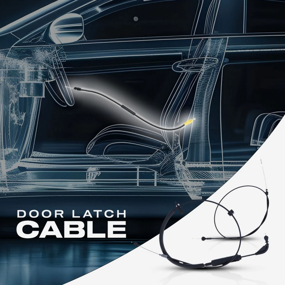 For Ram C/V 2014 2015 Door Latch Cable | Black | Plastic/Metal Seat Riser Cable Foto 2 de 4