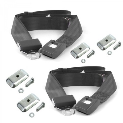  1975 - 1978 Standard 2pt CH Belt Kit w/Brackets-2 Belts