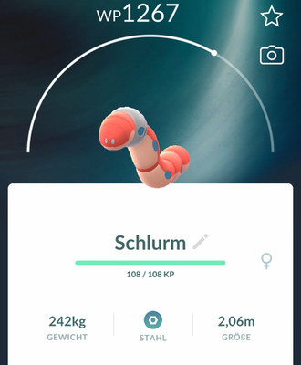  PoKeMon Go Schlurm #0968 - Nur in Pogo tauschen 
