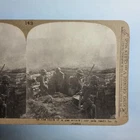WW1 Military Stereoview C1916 Real Photo France Trench Gas Attack