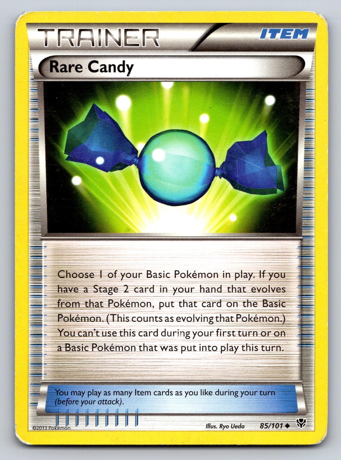 Rare Candy 85/101 Uncommon Plasma Blast Pokemon Lightly Played