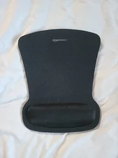 Amazon Basics Mouse Pad Gel Mouse Pad Wrist Rest for Pain Relief 10" × 8"