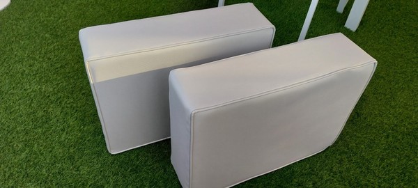 2 cojines de respaldo para exterior nuevos