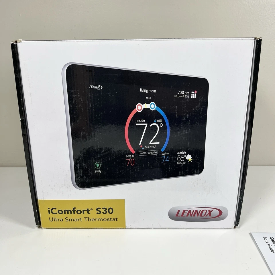 NEW Lennox iComfort S30 2.0 Ultra Smart Thermostat w/ Smart Hub & Mount Bundle - Image 2 of 4