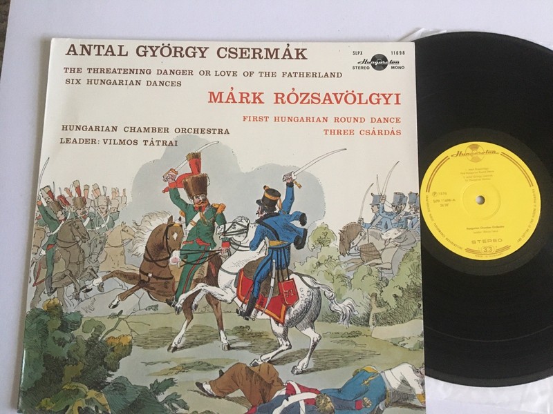 Classical Hungaroton Lp Record SLPX 11698 Antal Gyorgy Csermak Mark Rozsavolgyi