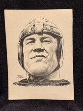 RARE 1960's Jim Thorpe Murray Olderman 8.25 x 11 Print, Canton Bulldogs, NICE!