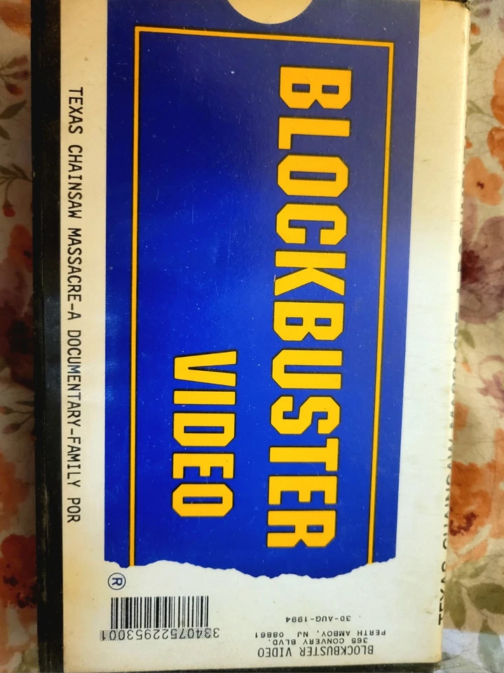 The Texas Chainsaw Massacre - A Family Portrait Documentary VHS Blockbuster... - Image 2 of 4