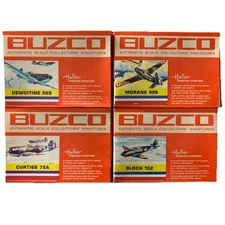 BUZCO Lot: Dewoitine 520, Morane 406, Bloch152, Curtiss 75A ~ 1:72 Scale  ~ New