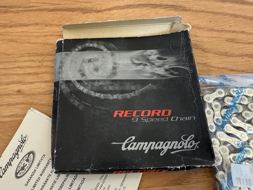 NOS NEW Campagnolo RECORD Ultra-Drive 9 Speed Chain - Afbeelding 3 van 4