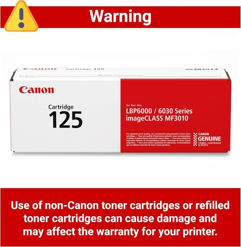 Canon Genuine Toner Cartridge 125 Image Class LBP6000/6030 series MF3010 - 第 3/6 張圖片
