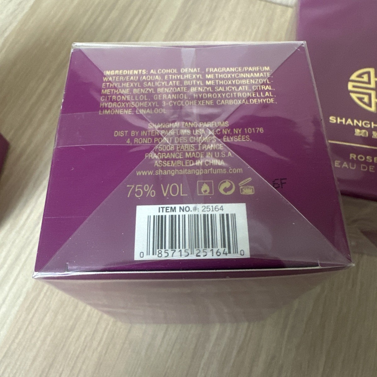 新品ShanghaiTang ROSE SILK PARFUM 60ml×2 fr0085715251640.jpg