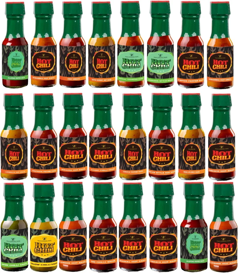 Hot Sauce Advent Calendar 2025-24 Days Chilli Sauce Advent Calendar 2025 Men, No - Image 2 of 4