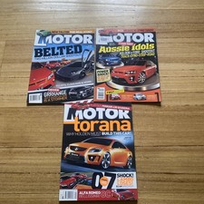 Motor Magazine Bulk Lot Car Automotive Tech Racing x 3 #MB15