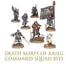 Warhammer 40k Death Korps of Krieg Command Squad Bits, Bit, Astra Militarum