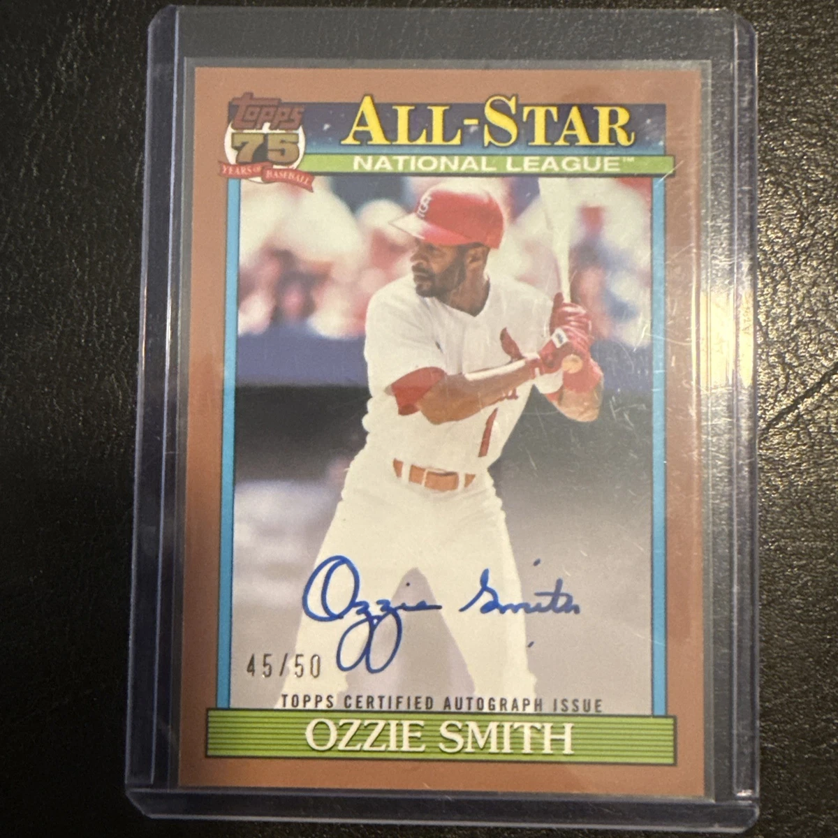 25+ Ozzie Smith Serial Numbered Baseball Sports Trading Cards for