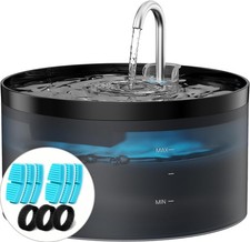 Cat Water Fountain: 108oz/3.2L Cat Fountain Super Silent Pet Water Fountain -...