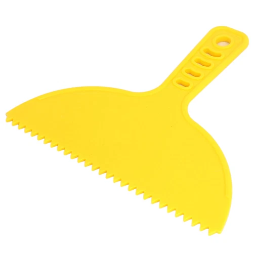 Yellow Plastic Wall DIY Decoration Painting Grain Pattern Graining Comb - Picture 1 of 2