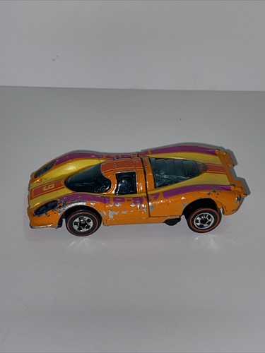 Vintage 1969 Hot Wheels Porsche P-917, 1974 “Flying Colors” Edition - Picture 4 of 7