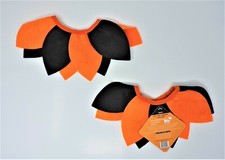 Halloween Dog Apparel Black & Orange Petal Flower Collar Costume Small