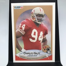 1990 Fleer Charles Haley San Francisco 49ers #7 HOF