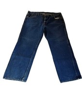 Vintage Carhartt Jeans Mens 44x30 Blue Dark Wash Relaxed Straight Fit USA MADE