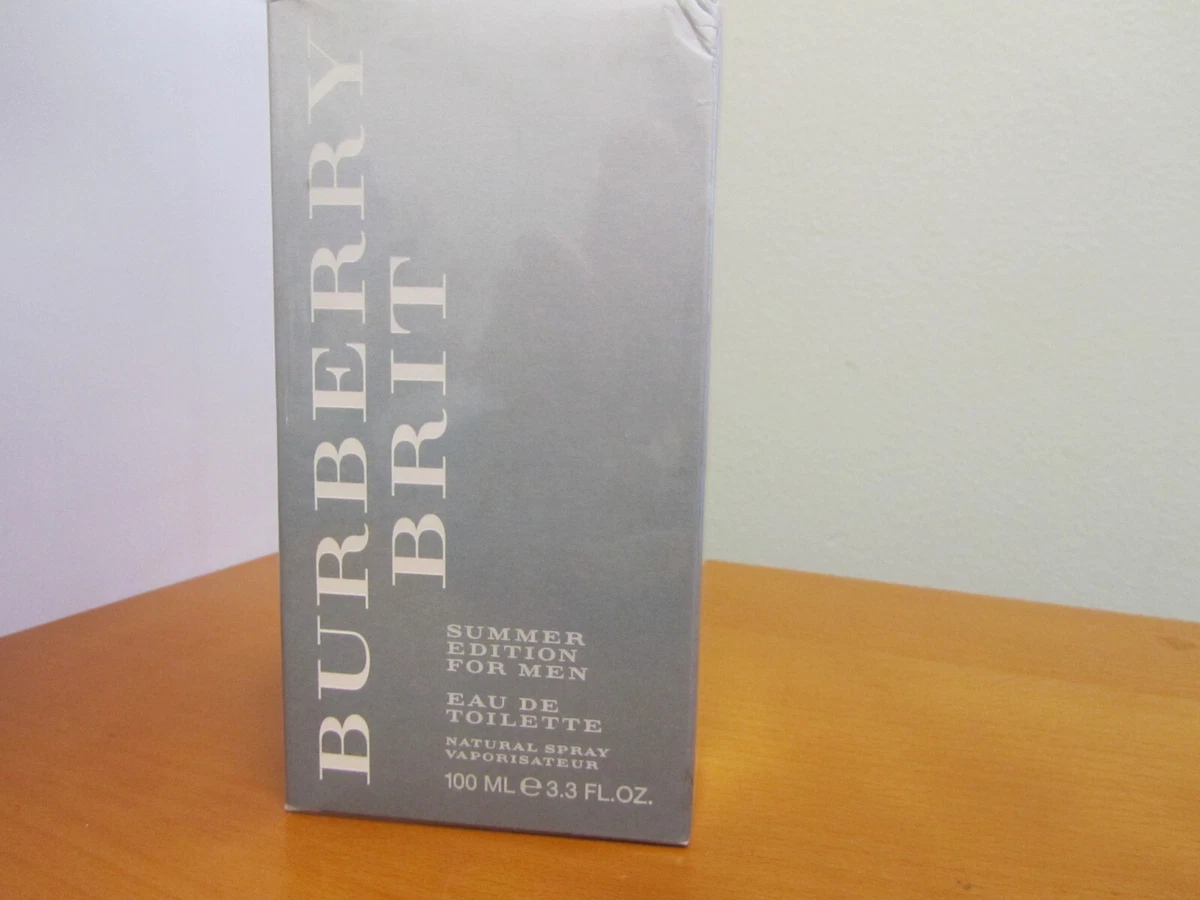 Burberry Brit Summer Edition for Men 3.3 oz 100 ml Eau De Toilette