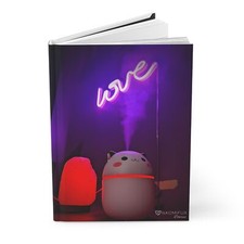 Hardcover Journal Matte, Hello Kitty Humidifier Blowing Steam Design, Cute