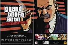 2005 Grand Theft Auto Liberty City Stories Sony PSP PlayStation Print Ad/Poster