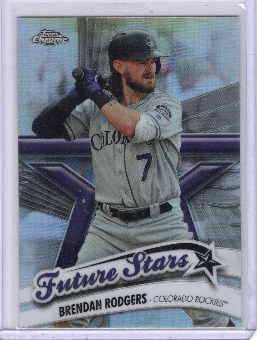 2020 Topps Chrome Future Stars #FS-12 Brendan Rodgers Colorado Rockies