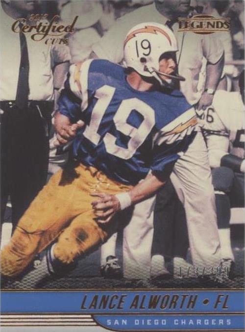 2017 Panini Certified Cuts Lance Alworth #124 - 1 of 2