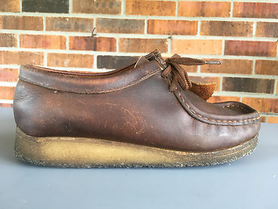 Womens Clarks Originals 38257 WALLABEE Brown Beeswax Chukka  display picture 3