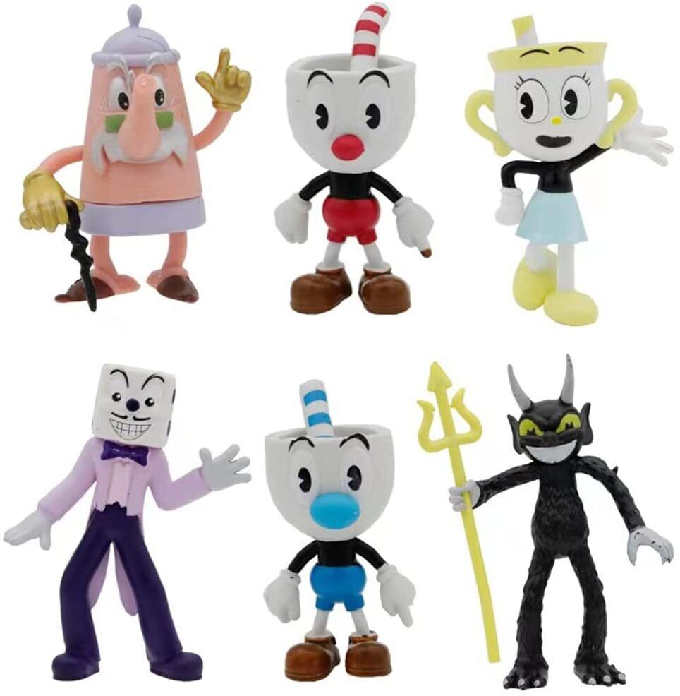 Cuphead Action Figures, Figurine Cuphead Show