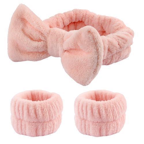 Wash Face Headbands for Women Reusable Spa Wristband Soft Microfiber Towel Wrist - Picture 20 of 20