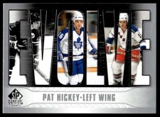 Pat Hickey NHL Card 2020-21 SP Signature Edition Legends Evolve #E-9 New York