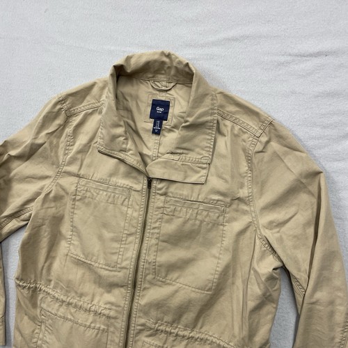 Giacca Gap Uomo Extra Large Biege Chore Oi Polloi Full Zip Militare - Foto 10 di 12