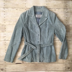 jaqueta feminina em suede